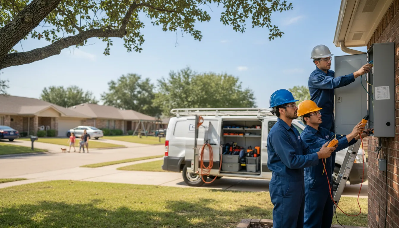Certified electrician providing emergency electrical services in Rushsylvania, OH